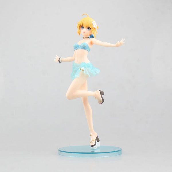 

fate / extella sabre купальный костюм saba ручной работы алтории пандрагон в воде