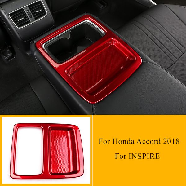 

5 colors car rear seat armrest box trim frame abs interior decoration accessories for accord 2018 for inspire