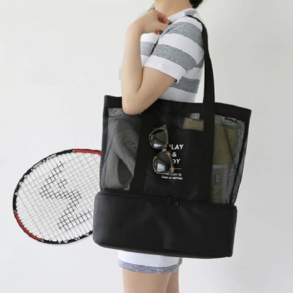 

canvas women single shoulder bag large capacity outdoor travel picnic convenient bag with zipper lunch bags