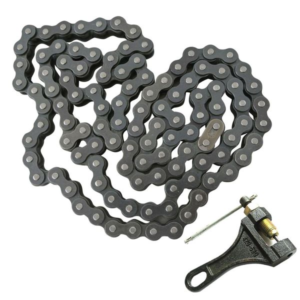 

chain breaker & 530 chain 110 link for 415,420,428,520,525,530