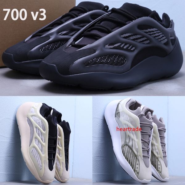 

new azael alvah 700 v3 kanye west mens running shoes white glow in the dark luxury outdoor men women designer sport sneakers