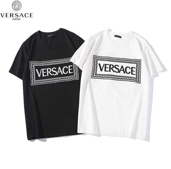 

luxury men's designers t-shirt designer casual short sleeve fashion letter printing men's and women's hip hop t-shirt-01, White