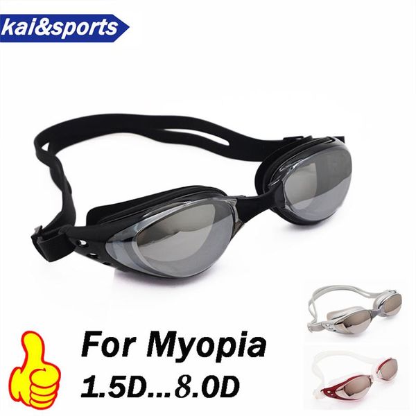 

myopic swimming goggles myopia swimming glasses nearsighted / shortsighted hd diopter spectacles customized