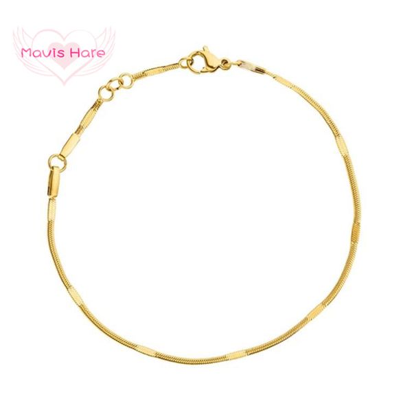 

mavis hare kanani sleek snake bracelet stainless steel snake collection chain bracelet as fashion lady woman mother's day gift, Black