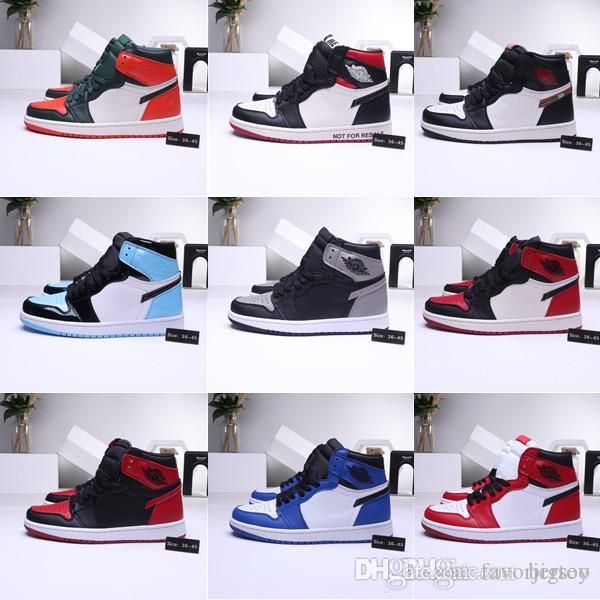 

1 og 3 banned bred royal blue mid hare mens basketball shoes for men 1s shattered backboard trainers designers sneakers shoes, White;red