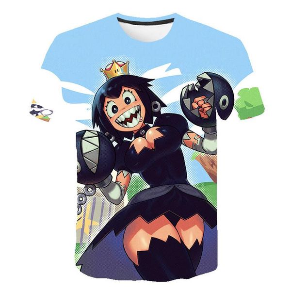 

3d цифровой печати mens designer tshirts hip hop whimsy crew neck мужской tees мужская одежда, White;black