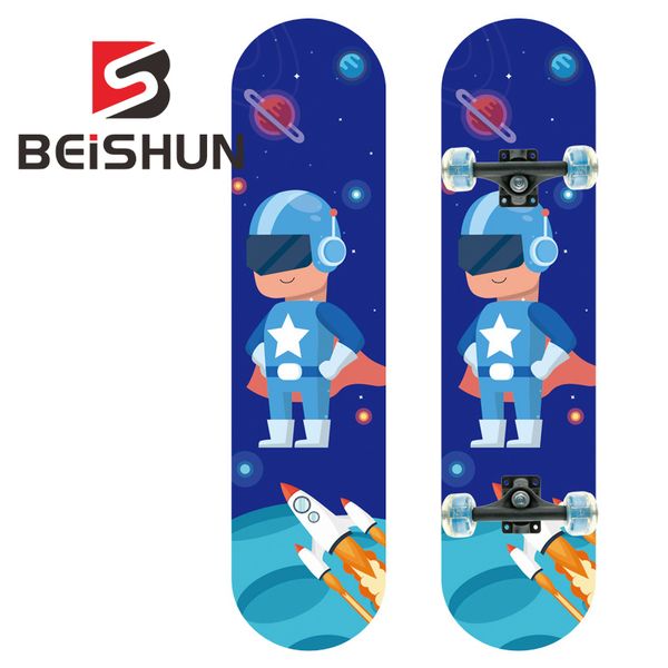 

children's four-wheeled skateboard youth junior card scooter flash wheel skateboard