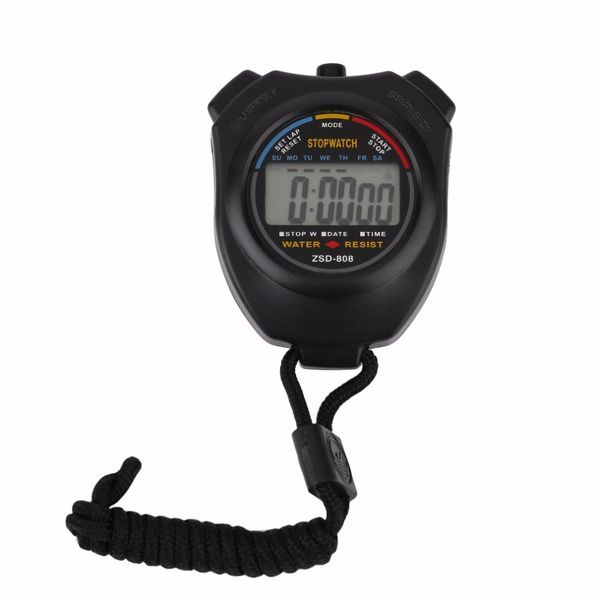 

1pcs 78*63*18mm satch counting chronograph handheld digital lcd sports counter timer + strap professional worldwide