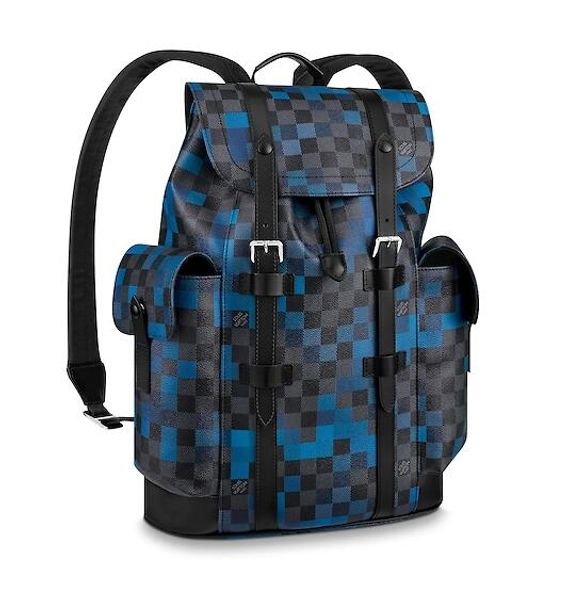 

N40063 chri topher backpack men fa hion backpack bu ine bag tote me enger bag oft ided luggage rolling bag