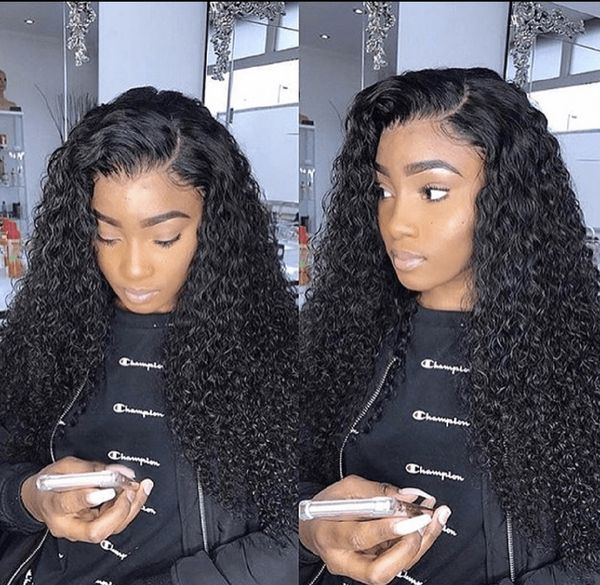 Fashion Wig Black Short Curly Hair Heat Resistant Chemical Fiber