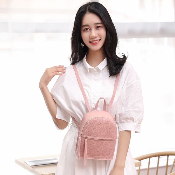 

women's backpack small backpack litchi pattern mini small ladies