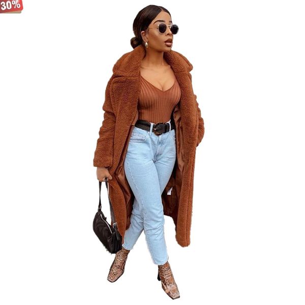

new women wool coat winter coat 2019 elegant wool warm long korean style fashion office, Black
