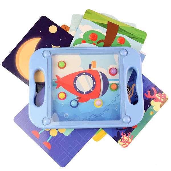 

large size children's educational balance ball bearing toy p. 36 kindergarten note force training handheld roll-on maze tour