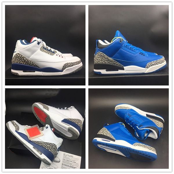 

Update OG Basketball Shoes Three 2019 Blue Black White Unique Designer Fashion Look Mens Trainer Sports Sneakers With Box
