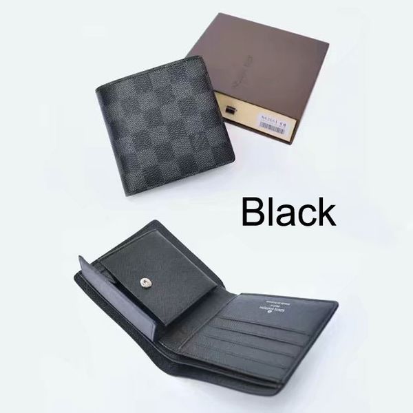 

2019 wallet pur e men wallet new brand leather wallet fa hion men pur e arteira ma culina hort coin pocket men pur e with box