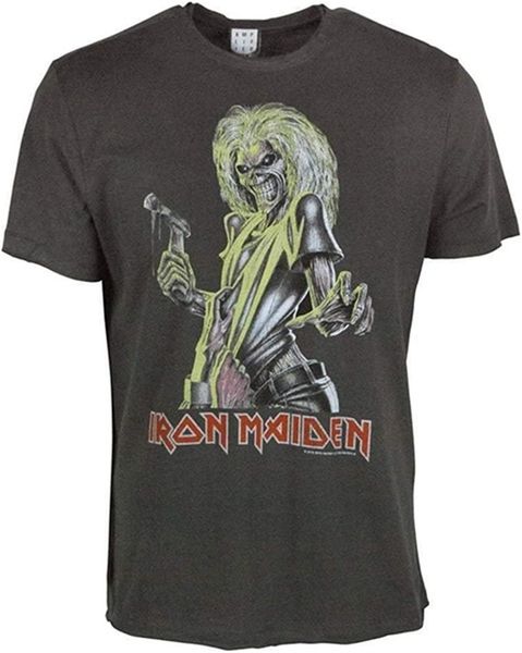 

официальный iron maiden футболка trooper обложка альбома логотип группы мужские хлопчатобумажные hsirts женщины топ t0115, White