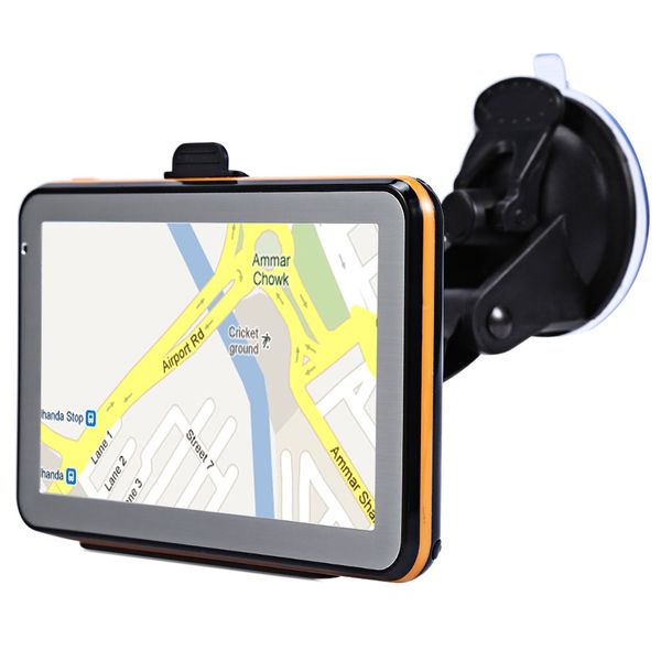

5-inch car gps navigator resistance screen press screen 8g 256mb mp3/mp4 voice driving navigation device