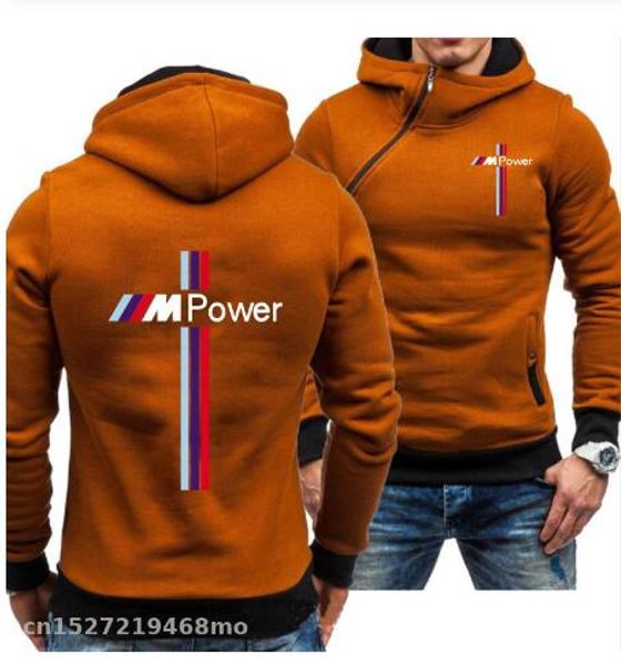 

2020 new men sports casual hoodies for sweatshirts fashion slim pullover hoodies side zipper racing ride outwear