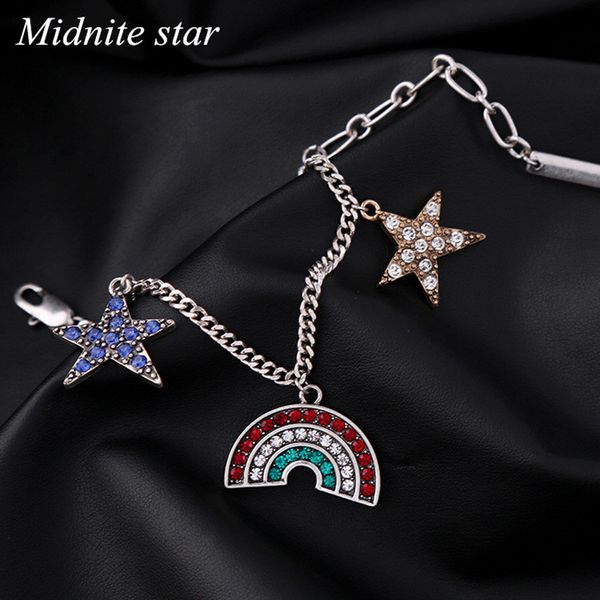 

женская мода ювелирные изделия сплава свежие и простые wild stars дамы браслет аксессуары путешествие памятная браслет 2019, Golden;silver