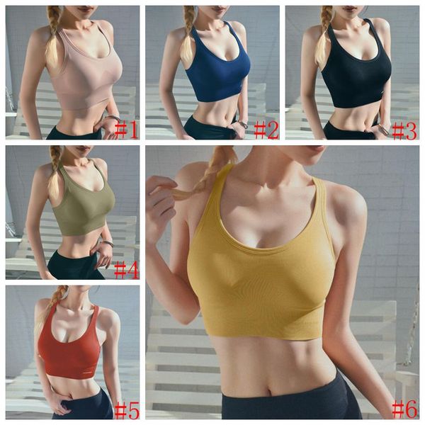 

sports underwear vest type run gather big chest finalize bra fashion yoga sportswear high strength shock proof gym bras pyy178, White