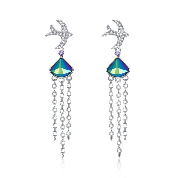 

te301 fashion 925 sterling silver earring lovely for women engagement wedding jewelry