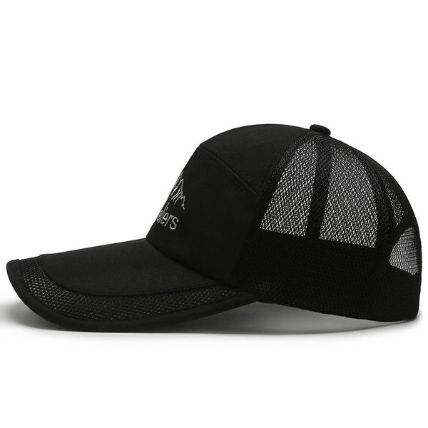 

visors women men hip hop outdoor sports hats summer snapback baseball cap streetwear breathable sunscreen sun hat peaked mesh, Blue;gray