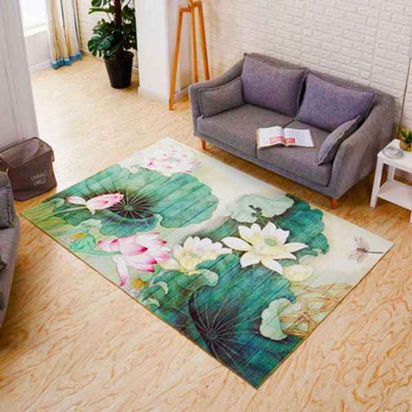 

modern art retro flower print carpet for living room/high-quality bedroom anti-skid carpets/big size soft rugs 200x300cm sizes