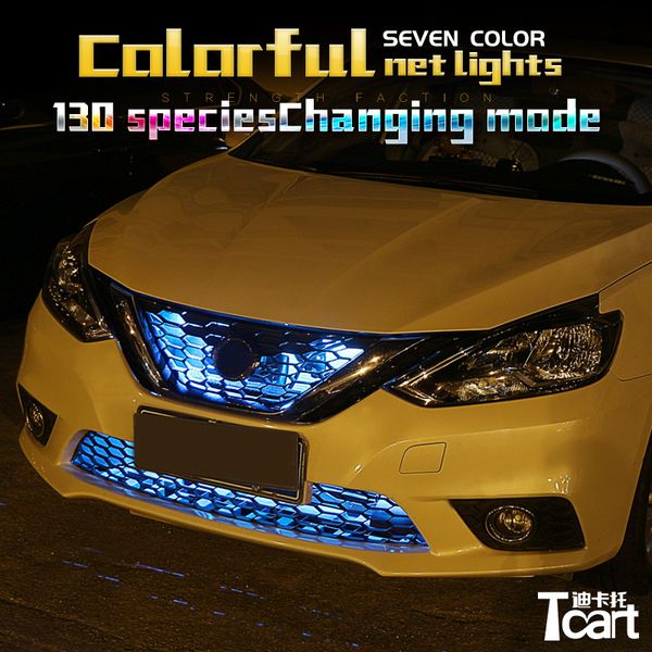 

tcart auto led strip rgb ranger light for sentra b17 2012 2013 2018 car knight rider led lamp with remote control