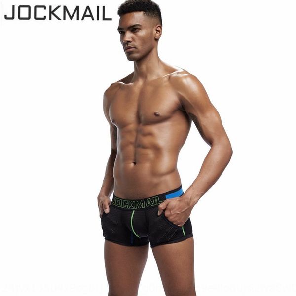 

jockmail dry breathable mesh boxer jm427 jockmail men's underwear dry breathable mesh men's boxer underwear jm427, Black;white