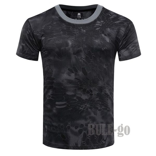 

2019 камуфляж t-shirt quick dry дышащий колготы army tactical футболка мужская compression футболка фитнес лето bodybulding, Gray;blue