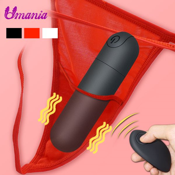 Sex-Massagegerät Mini Bullet Vibrator Drahtlose Fernbedienung Sexspielzeug für Frauen Erwachsene Klitoris Stimulator Vibrierendes Höschen Y191218