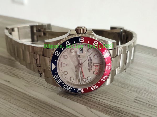 

new sell watches 40 mm 116719 126719 126719blro pepsi stainless steel ceramic bezel sapphire glass asia 2813 automatic mechanical mens, Slivery;brown