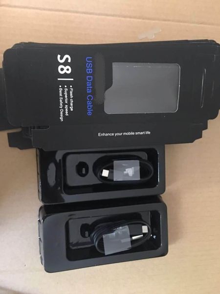 

travel wall charger fast charger 5v 2a us/eu uk plug 1.2m type c cable for samsung galaxy s8 chargers with retail package