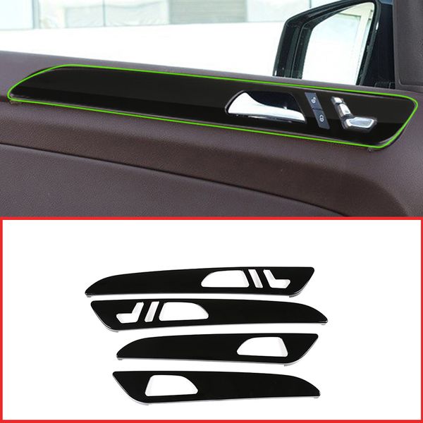 

car abs black interior door decoration panel cover trim for gle gls ml gl class gls320 400 2013-2019 accessories