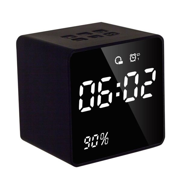 

led screen alarm clock radio power display digital clock bluetooth speakers pld