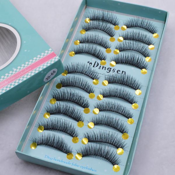 

3d faux mink lashes 10 pairs natural false eyelashes fake lashes long makeup eyelash extension mink eyelashes for beauty
