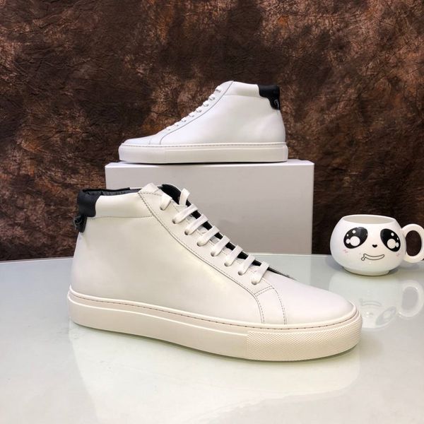 

2019 platform shoes new designer men/women sports shoes white leather casual shoes ing, Black