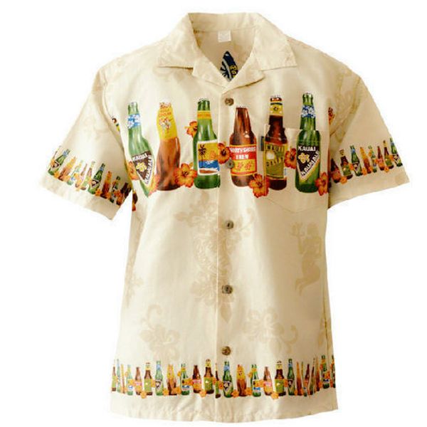 

brand new summer style hawaiian shirt us size cotton short-sleeved hawaiian shirt hc men casual beach hawaii shirt ing, White;black