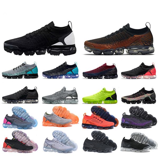 

New Knit 2.0 Fly 1.0 Running Shoes Men Women BHM Red Orbit Metallic Gold Triple Black Green Shoes Sneakers Trainers EUR 36-45