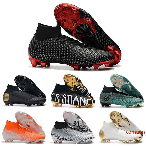 

mercurial superfly vi 360 elite fg kj 6 xii 12 soccer cleats mens women neymar cr7 high soccer shoes football boots ing