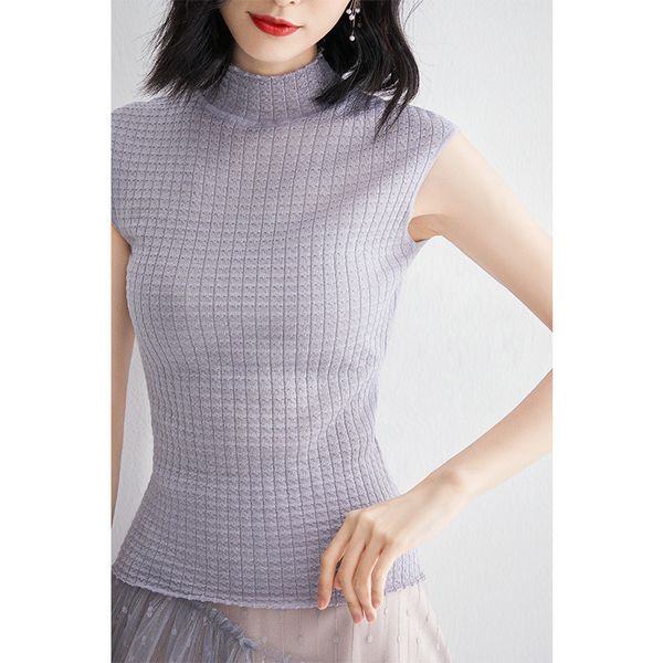 

new fall 2019 collection: a slim-down, simple knit vest with a slimmer base, cardigan with a pullover and half-turtleneck, Black;gray