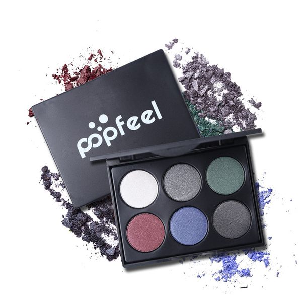 

6 color matte eyeshadow palette nude minerals professional eye shadow powder pigment cosmetic waterproof matte makeup eyeshadow