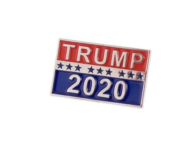 

trump для президента donald 2020 республиканских пронзительных моды брошь pin badge friend подарки trump 2020 символ знак ahc727, Silver