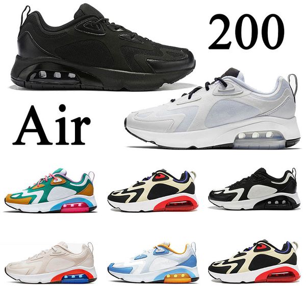 

airmax200 2019 new cushions running shoes for men women 200s bordeaux vast grey team gold hyper pink desert sand trainers sneakers, White;red