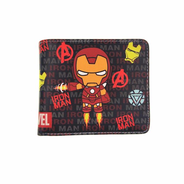 

супер милые дети игрушка чудо бумажники ironman кошелек покупки держатель мультфильма thor о.е. бумажник, Red;black