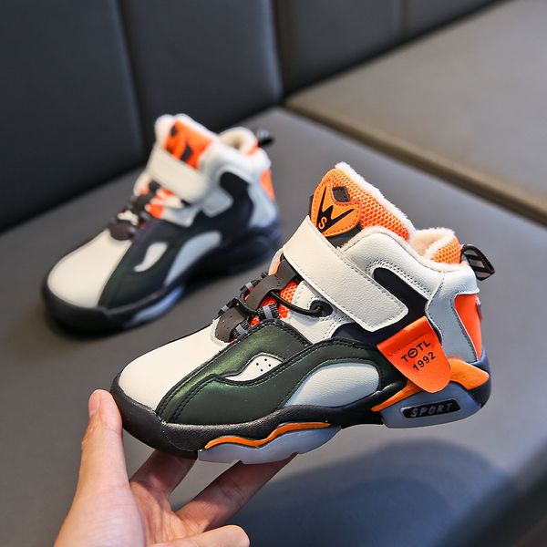 

christmas new force 1 air boys running shoes grils sneakers athletic sport trainers zapatos chaussures size 27-35, Black