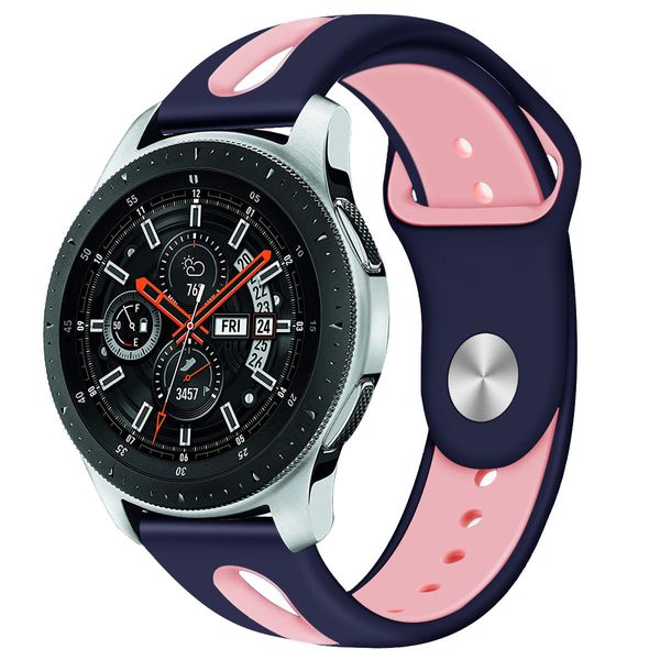 Cinturino 22mm per Samsung Galaxy Watch 46mm R800 Gear S3 classico Huami Amazfit Cinturino cinturino sportivo in silicone 91030