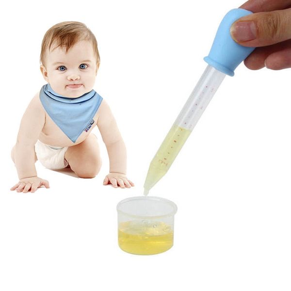 

2 pcs liquid droppers silicone and plastic pipettes transfer eyedropper with bulb tip for baby medicion feeding