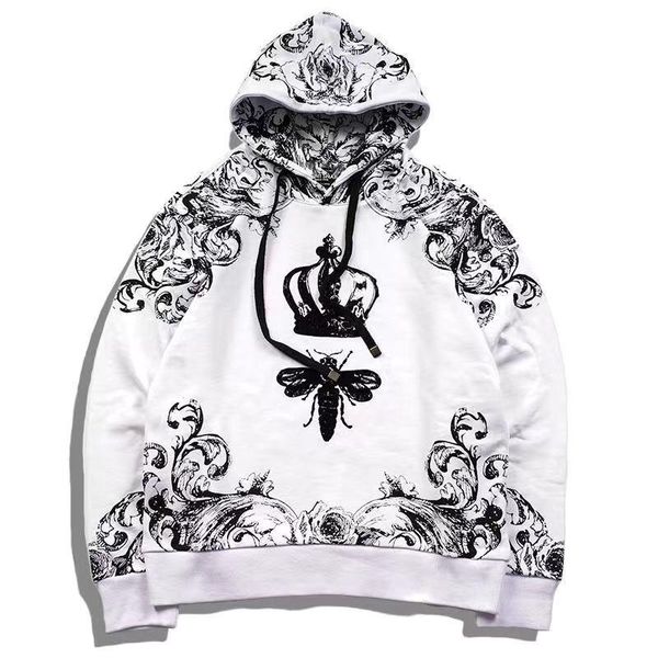 

2020 luxury designer w36 hoodie sweatshirts fashion printing men women hoodies designer hoodies long sleeve brand, Black