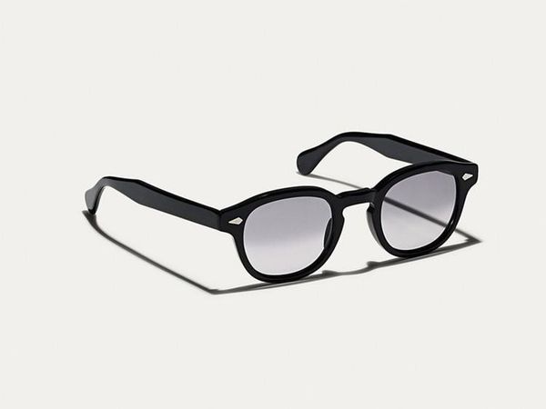 Super-Qualität Johnny Depp Farbverfasste Sonnenbrille Uv400 L m s Größen Retro-Vintage Mos Pure-Plank-Brille Occhiali da Sole-Design-Koffer